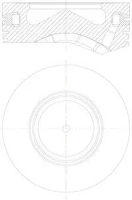 Produktbild von MAHLE 081 PI 00105 001 Kolben für BMW 3 Touring (E91) 3 Limousine (E90) 5 Touring (F11) 3 Touring (F31) 5 Limousine (F10)