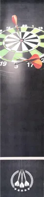Produktbild von Primaflor Dartteppich LONDON  - 65x300cm - Dartmatte mit offiziellem Spielabstand zur Dartscheibe - Dart-Teppich als Abwurflinie - Bodenschutzmatte zum Darten