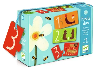 Immagine prodotto di Puzzle duo Numeri, Djeco