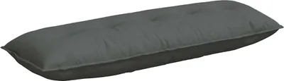 Zdjęcie produktu dla vidaXL Poduszka na plecy ciemnoszara 140 x 19 x 50 cm tkanina