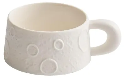 Obrázok produktu pre Keramická šálka na kávu so tanierikom a lyžičkou, objem 150 ml