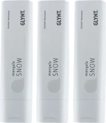 Produktbild von Glynt Mangala Snow 3 x 200 ml Colour treatment Farbkur Set