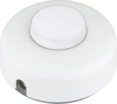 Produktbild von InterBär 5062-508.01 Tretschalter Weiß 1 x Aus/Ein 2A 1St.