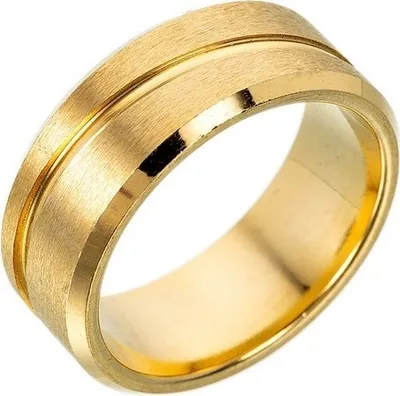 Produktbild von JO-17329 Uni Ring in Gold - Größe 65mm KP17329