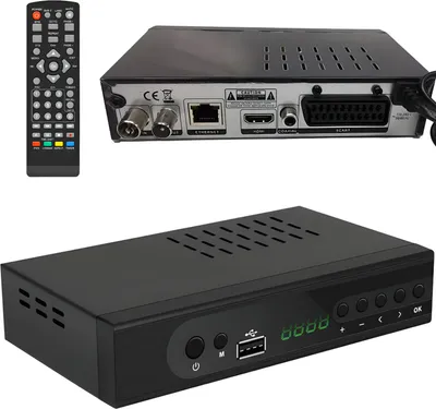 Image de Récepteur DVB-T2 HDMI HD Digital USB Mediaplayer TV Téléviseur HEVC H.265 PVR Ready IPTV Timeshift Internet Ethernet SCART DVB-T MPEG 4 Retoo