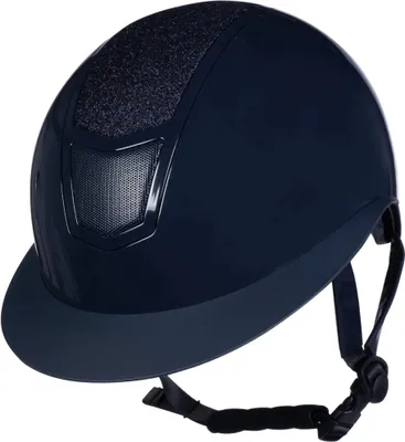 Produktbild von HKM Reithelm Shiny Diamond Dunkelblau S= 53-55 cm