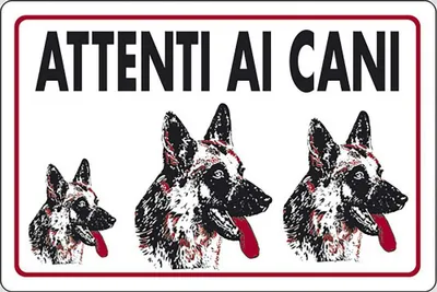 Immagine prodotto di Cartello START Attenzione ai cani case private 30CMx20CM