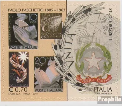 Produktbild von Briefmarken Italien 2013 Mi 3593 (kompl.Ausg.) postfrisch Kunsterbe