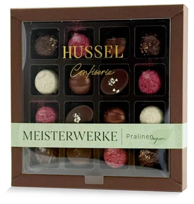 Produktbild von Hussel MEISTERWERKE Pralinenauslese - vegan, 200g