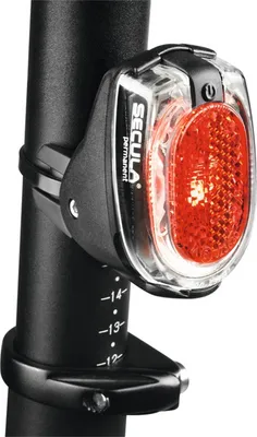 Produktbild von Busch & Müller 331/2BS-00 Batterie-Diodenrücklicht 'Secula permanent', Sattel- oder Seitenstrebenmontage, schwarz/rot