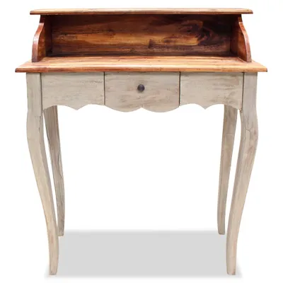 Immagine prodotto di vidaXL Scrivania in legno massiccio di mogano 80x40x92 cm
