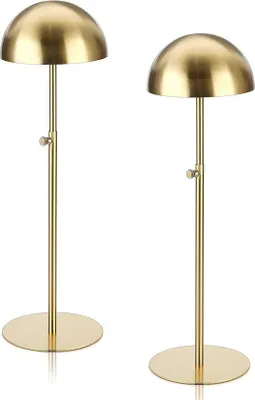 Produktbild von Famanu Ständer für Hüte und Perücken - höhenverstellbar, gold