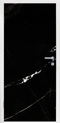Produktbild von MuchoWow® Türtapete Selbstklebende Türfolie Marmor - Schwarz - Natursteine 80x205 cm Türposter Türaufkleber Klebefolie Türklebefolie - Fototapete - XXL-Aufklebern