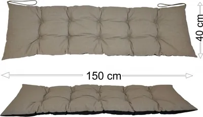 Obrázek produktu pro Podsedák 150x40 tmavě béžový melír
