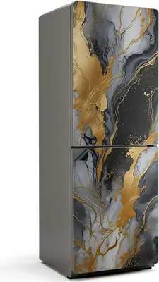 Produktbild von Abstraktes Venenmuster – Magnetische Kühlschrank Abdeckung – Dekorfolie magnetisch Küche – Kühlschrank Magnet Deko – selbstklebende Magnettafel – Magnetfolie für Kühlschranktür – 70x190 cm