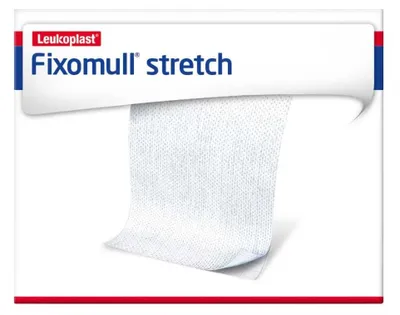 Produktbild von Fixomull Stretch 10 m x 10 cm Klebevlies zur Verbandfixierung, 1 St. Verbandzellstoff