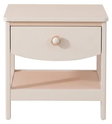 Produktbild von Weißes modernes Jugendzimmer Bett Kleiderschrank Nachttische Schlafzimmer