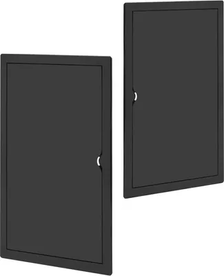 Zdjęcie produktu dla ORNO | Klapa rewizyjna ID-25/40 - 275x425 mm - czarna - wytrzymały ABS - uniwersalna konstrukcja