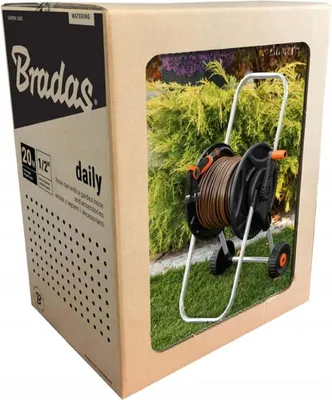 Obrázek produktu pro Zahradní hadice 20m 1/2 Black Line s vozíkem a příslušenstvím