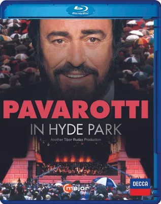 Obrázok produktu pre Giuseppe Verdi (1813-1901) - Pavarotti in Hyde Park London - 30.Juli 1991 - - (Blu-ray Video / Classic)