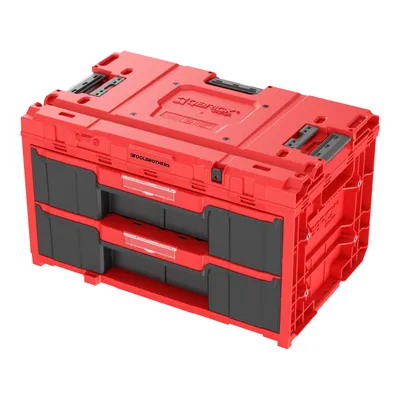 Produktbild von Toolbrothers RHINO XXL Drawer 2 ULTRA Schubladenkoffer mit zwei Schubläden + Trennwände 29 L IP66