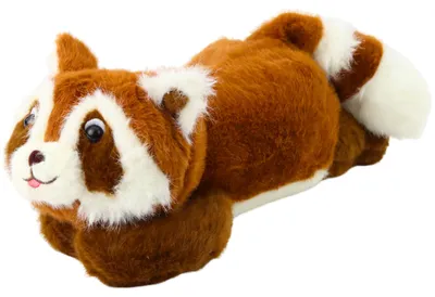 Produktbild von Plüschtier Waschbär Braun liegend 30cm