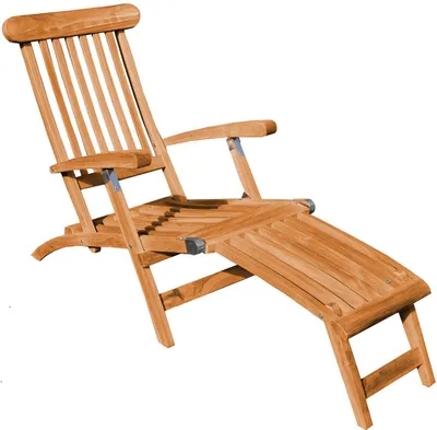 Productafbeelding van Gartenliege Teak Imperia Massivholz Wetterfest A-Ware
