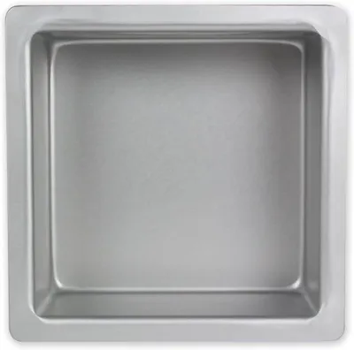 Productafbeelding van Vierkante cakevorm 20 x 20,5 cm van geanodiseerd aluminium