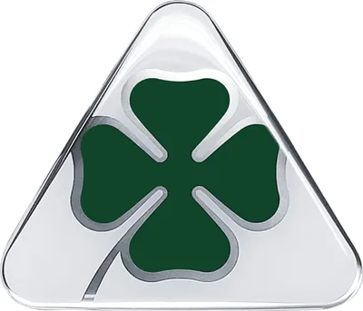 Immagine prodotto di Adesivo 3D Alfa Romeo Quadrifoglio Verde ufficiale, 50 mm