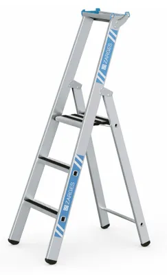 Produktbild von Zarges gebördelte Stufen-Stehleiter R13step S 3 Stufen