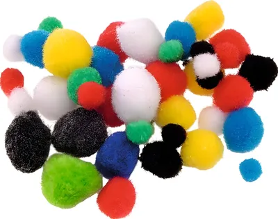 Produktbild von KNORR PRANDELL 212681091 Pompons Ø 8 - 20 mm bunt sortiert iert