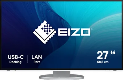 Produktbild von EIZO FlexScan EV2795-WT, 68,6 cm (27"), 2560 x 1440 Pixel, Quad HD, LED, 5 ms, Weiß