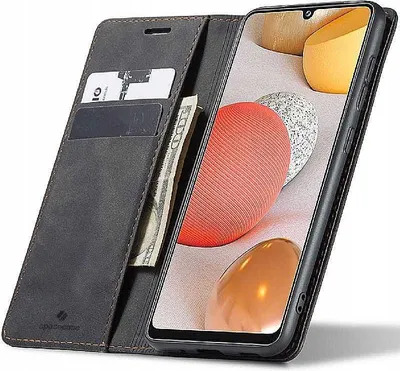 Obrázek produktu pro Pouzdro s klopou na telefon SPACECASE Wallet pro Galaxy A42 5G Černá