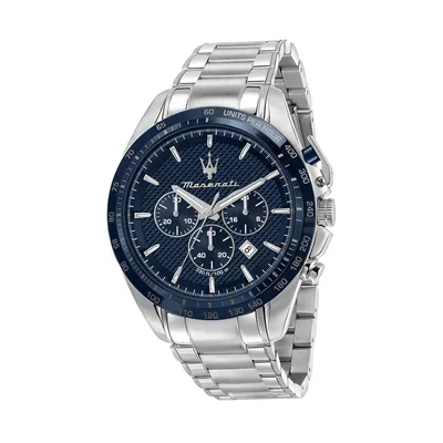 Image de Maserati montre en acier inoxydable chronographe TRAGUARDO hommes argent D2UMAR8873612043