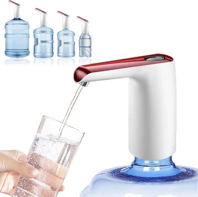Produktbild von Wasserspender, Tragbare Trinkwasserpumpe für 5 Gallone, Elektrische Wasserpumpe Dispenser, USB wiederaufladbar, Wasserspender Pumpe