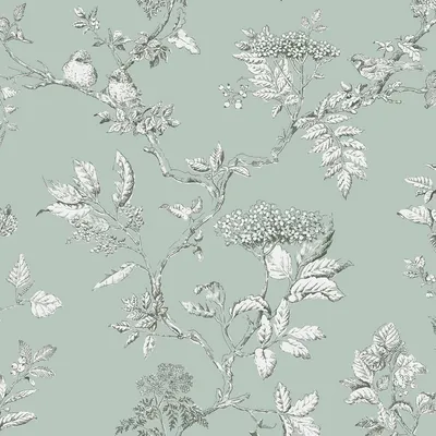 Produktbild von Vliestapete 113345 Laura Ashley Elderwood Grün