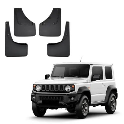 Produktbild von J&J AUTOMOTIVE | Schmutzfänger 4er Set vorne + hinten für Suzuki Jimny 2019-2022