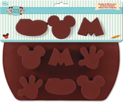 Produktbild von Silikonform für Pralinen und Cupcakes, Mickey Mouse Disney-Tortendesign