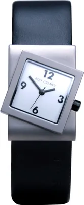 Produktbild von Rolf Cremer Uhr Turn 491998 Lederband, Titan, schwarz