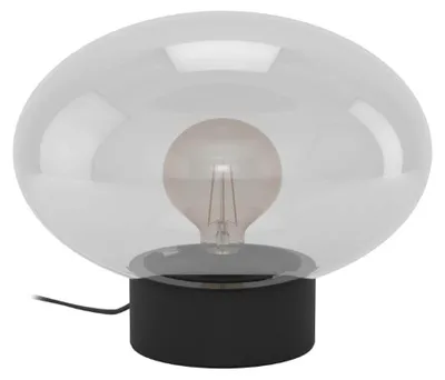 Produktbild von EGLO Madonnina, Schwarz, Stahl, Glas, Stahl, Schlafzimmer, Esszimmer, Flur, Wohnzimmer, IP20, II, E27