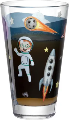 Produktbild von LEONARDO Bambini Aventura, Mehrfarbig, Glas, Kegel, 300 ml, 80 mm, 130 mm