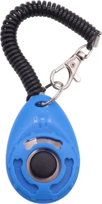 Image de INF Clicker d'entraînement pour animaux - Outil d'obéissance et d'aide Bleu