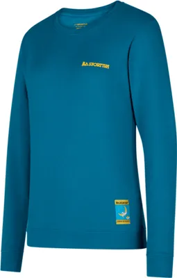 Immagine prodotto di Climbing on the Moon Felpa W, Pullover, Damen - La Sportiva, Größe:L, Farbe:B40Y08-Turchese/Giallo
