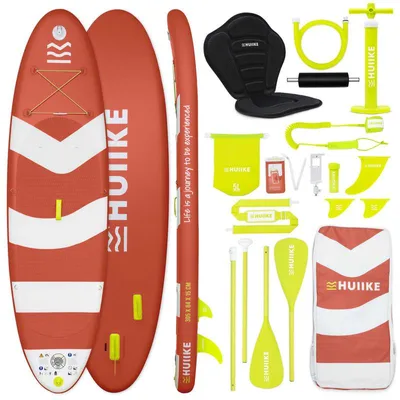Productafbeelding van Opblaasbaar Supboard 10’ Omvormbaar tot Kajak. Stand Up Paddle Board, tot 130 kg