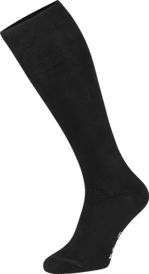 Tobeni 4 Paar Herren Business Knie-Strümpfe Baumwolle mit Komfortbund ohne Gummi Schwarz