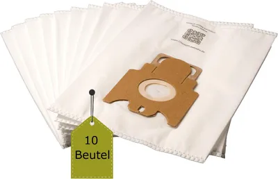 Produktbild von eVendix Staubsaugerbeutel eVac 07, 10 Stk + 1 Mikro-Filter ähnlich AMAZONBASICS M11