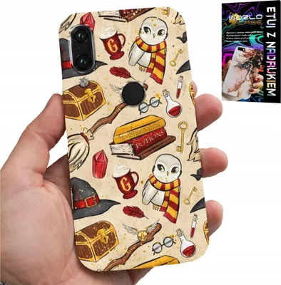 Zdjęcie produktu dla Etui Do Huawei Y7 2019 - Case Dla Fana Magii Magów Różdżka +Szkło
