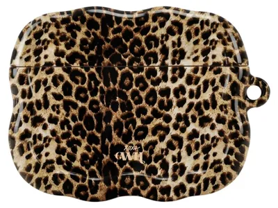 Produktbild von AirPods Pro Schutzhülle Wild Soul mit Panther-Print und glänzender Schicht