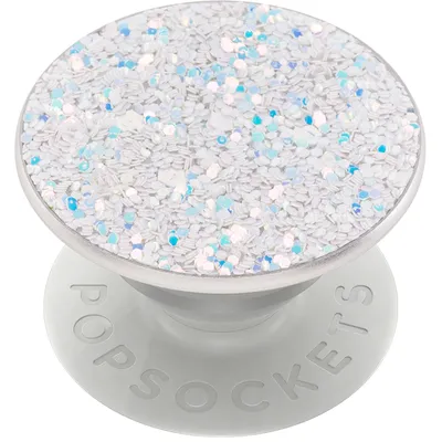Produktbild von PopSockets Sparkle Snow White, E-Buchleser, Handy/Smartphone, Tablet/UMPC, Passive Halterung, Auto, Drinnen, Draußen, Mehrfarbig