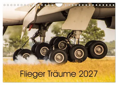 Produktbild von Kalender 2027 · US-Version · Flugzeugträume 2027 (Wandkalender 2027 12" × 8" Querformat), CALVENDO 12-Monats-Wandkalender